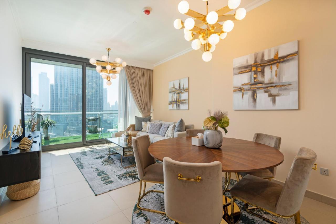 Prestige Living 1Br With Full Burj Khalifa View By Auberge Dubaï Extérieur photo