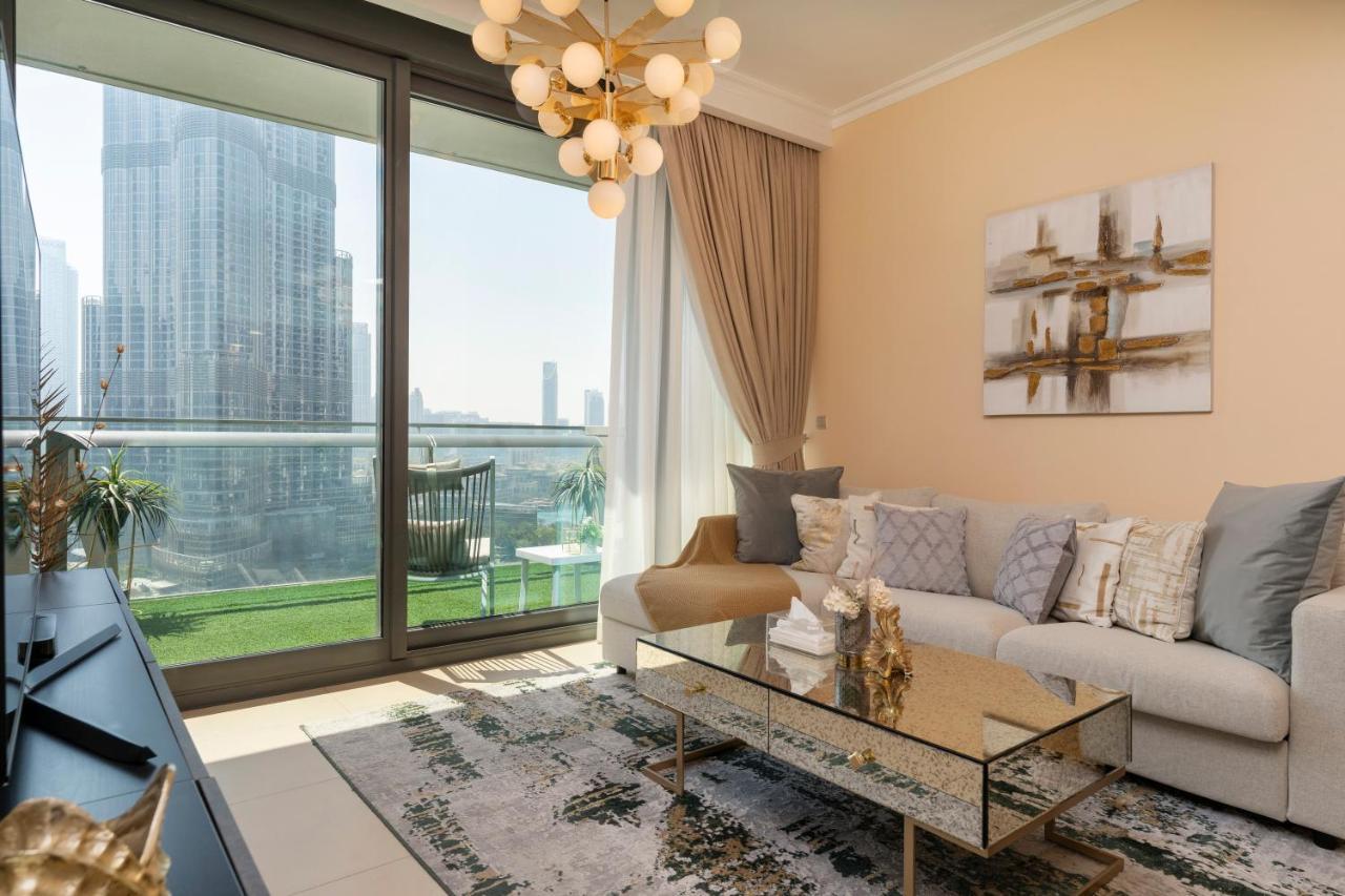 Prestige Living 1Br With Full Burj Khalifa View By Auberge Dubaï Extérieur photo